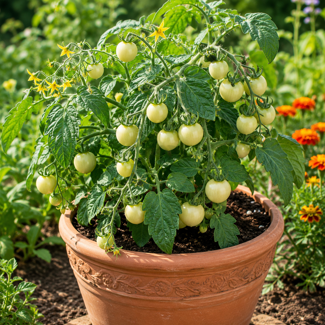 Heirloom Snow White Cherry Tomato - 50 Seeds Pack