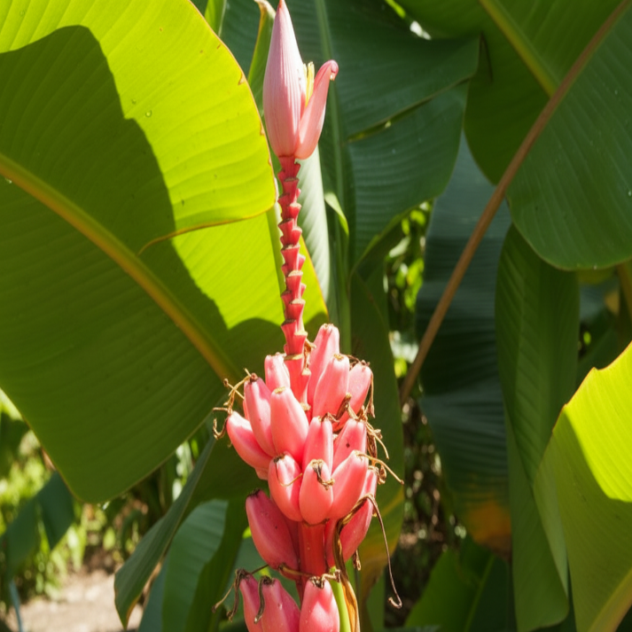 Musa Rubinea, Red Flowering Banana - 25 Seeds Pack