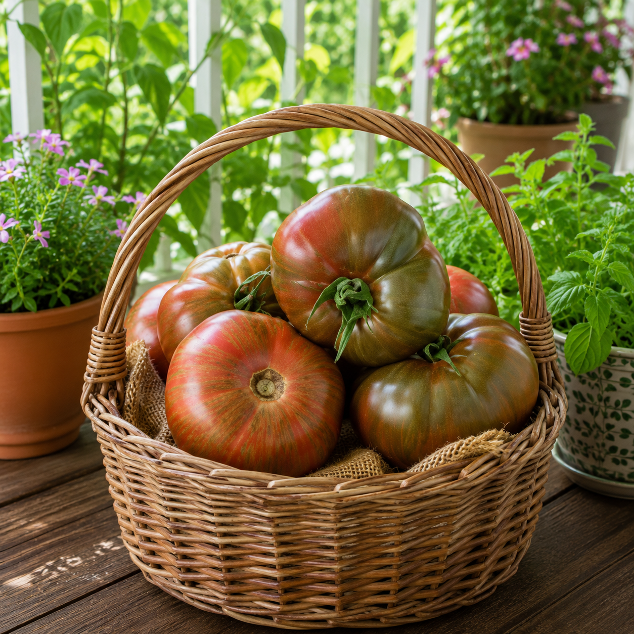 Heirloom Large Barred Boar Tomato- 50 Seeds Pack