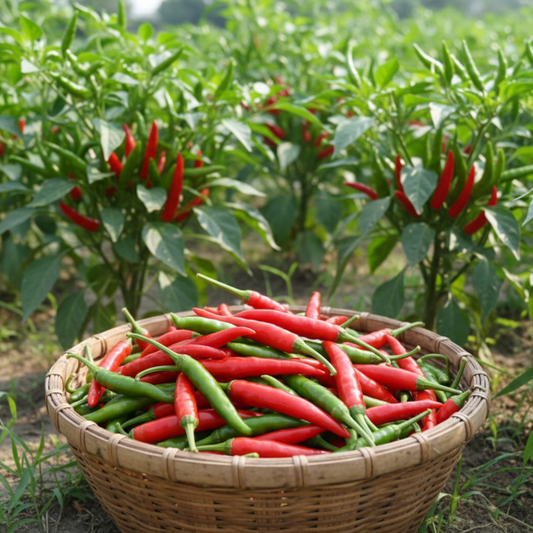 Perennial Pusa Sadabahar Chilli (Capsicum Annuum) - 50 Seeds Pack
