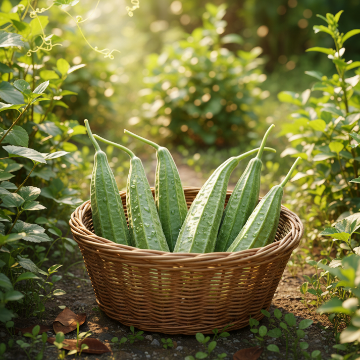 Ridge Gourd Open Pollinated - 50 Seeds Pack